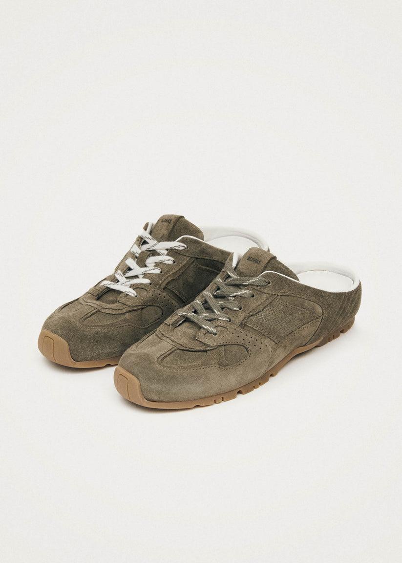 Alohas Tb.56 Mule Zapatillas de Cuero Color Caqui Rebajas de fábrica