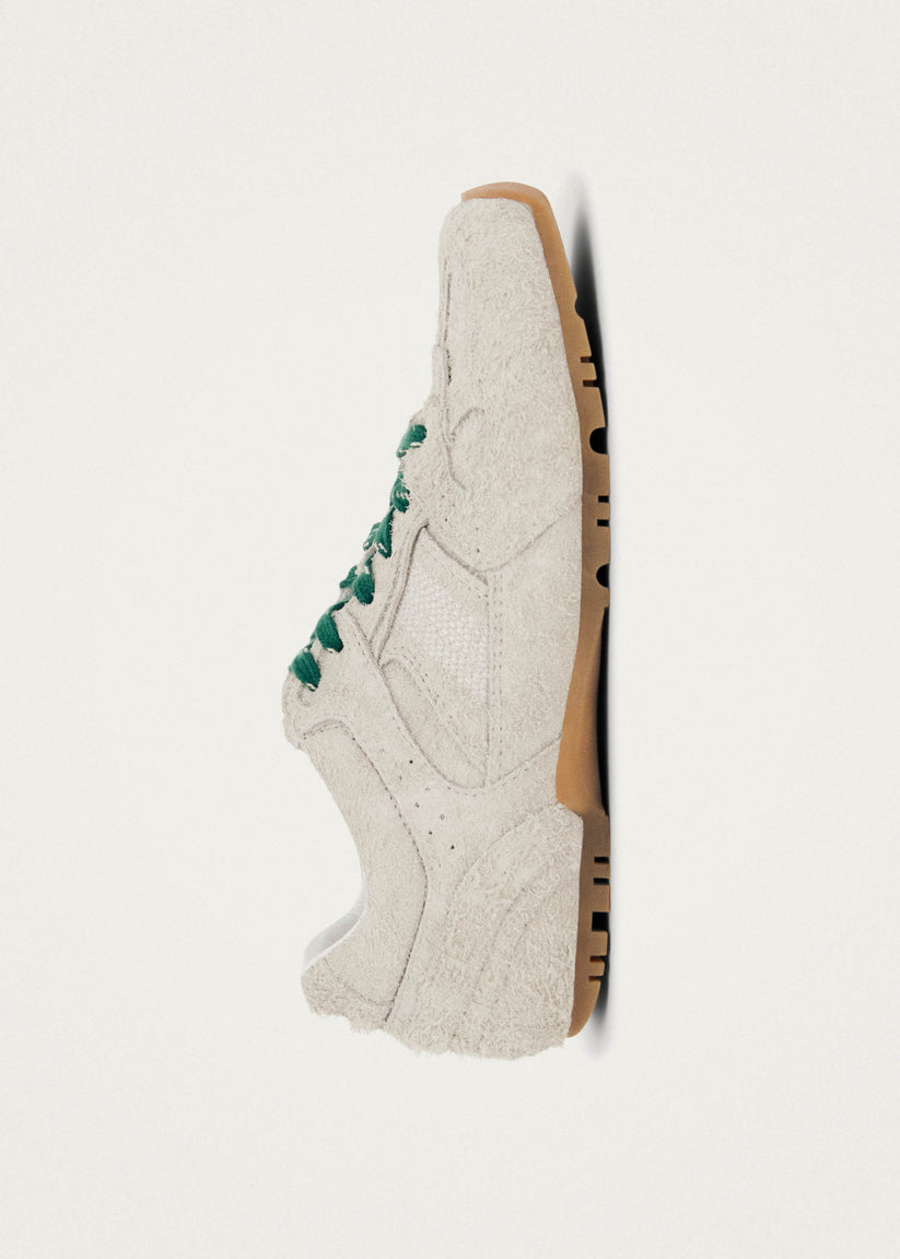 Alohas Tb.56 Suede Fuzzy Zapatillas de Cuero Gris Claro Tienda