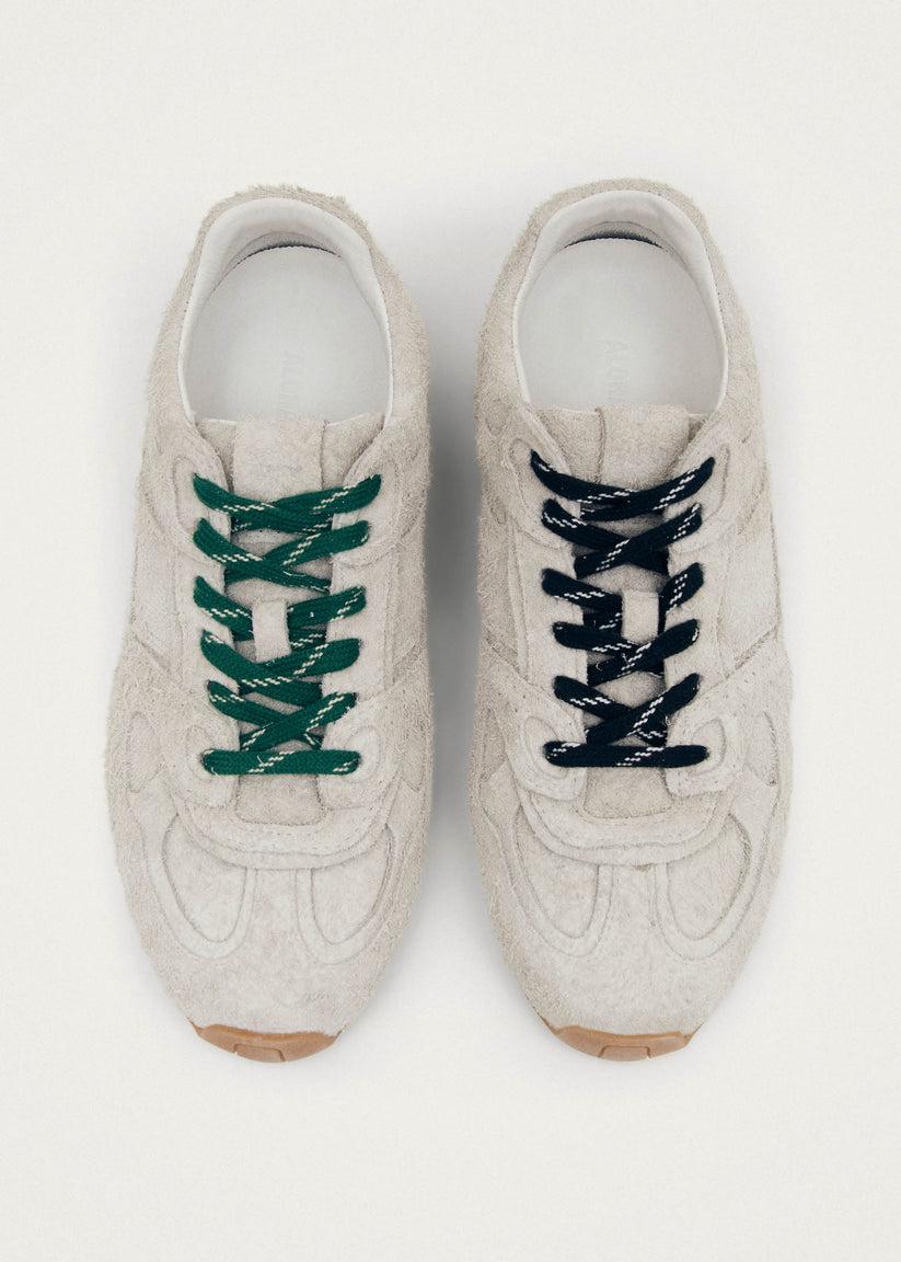 Alohas Tb.56 Suede Fuzzy Zapatillas de Cuero Gris Claro Tienda