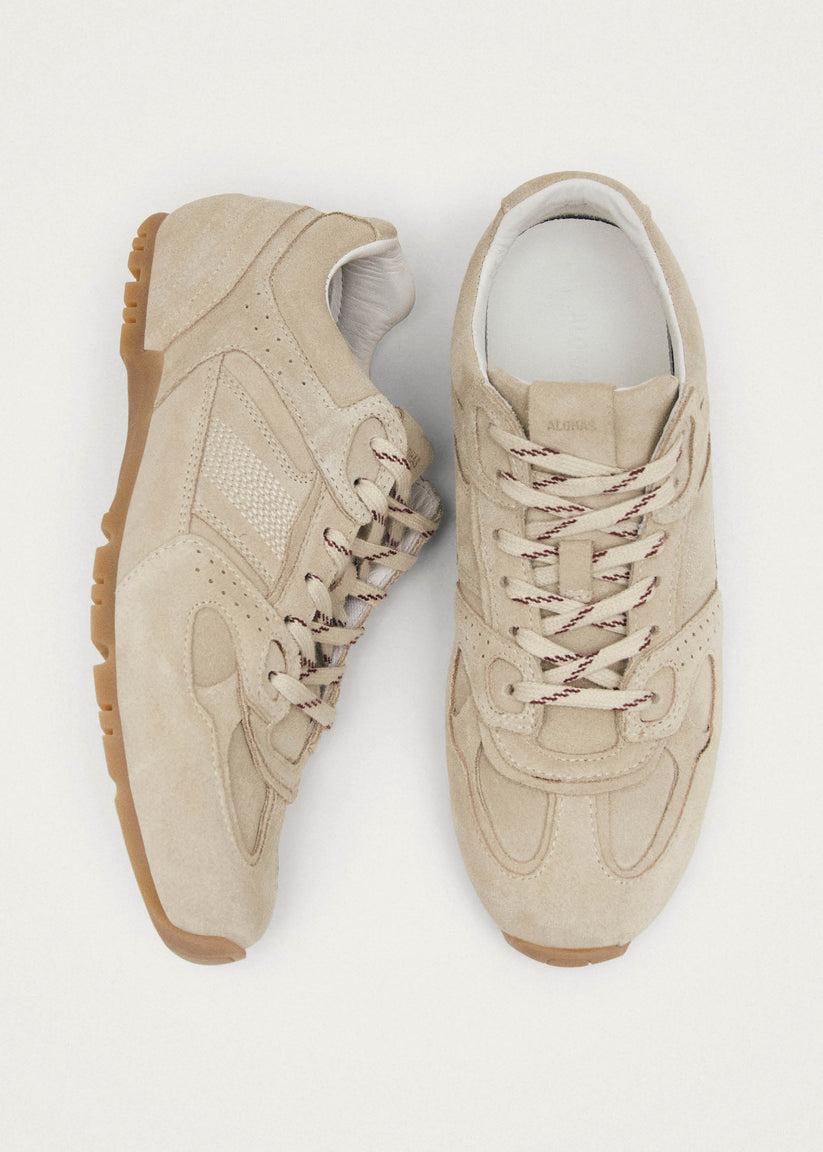 Alohas Tb.56 Suede Zapatillas de Cuero Color Crema Tienda