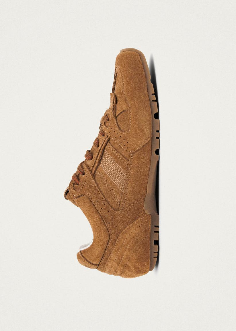 Alohas Tb.56 Suede Zapatillas de Cuero Color Camel Liquidación