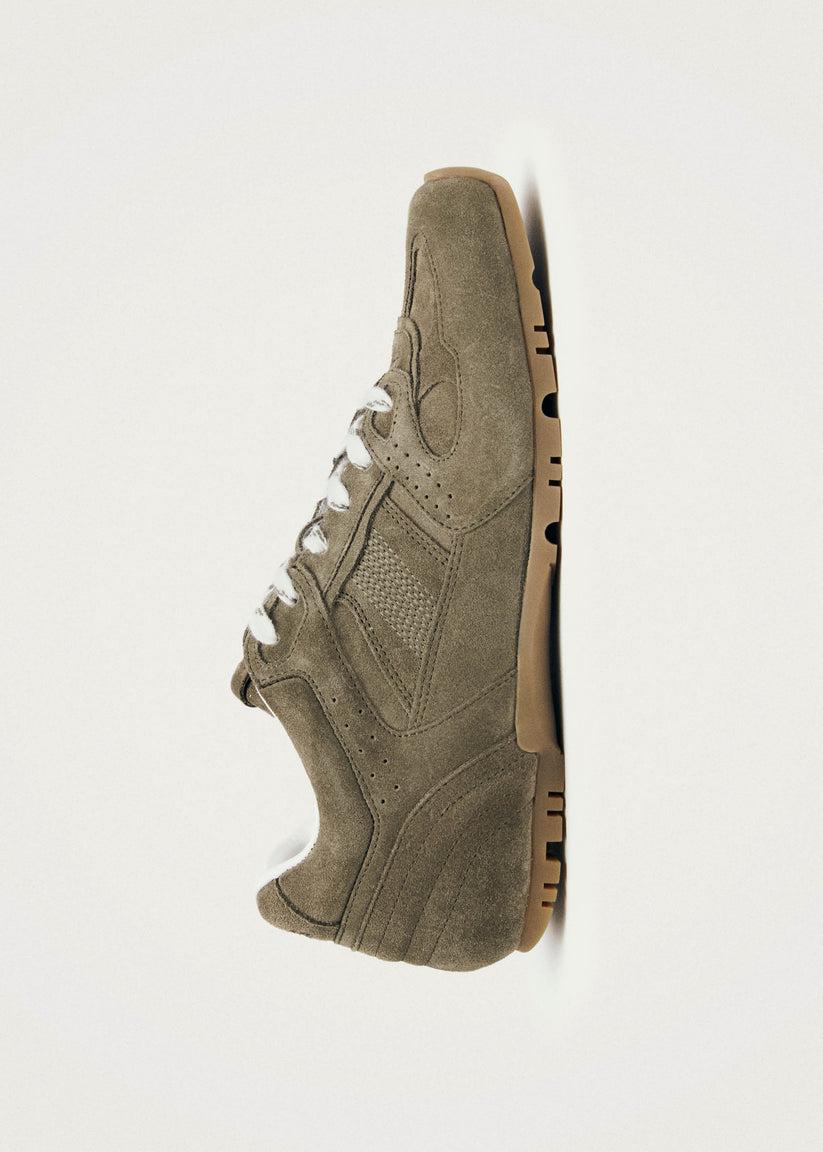 Alohas Tb.56 Suede Zapatillas de Cuero Verde Caqui Rebajas top