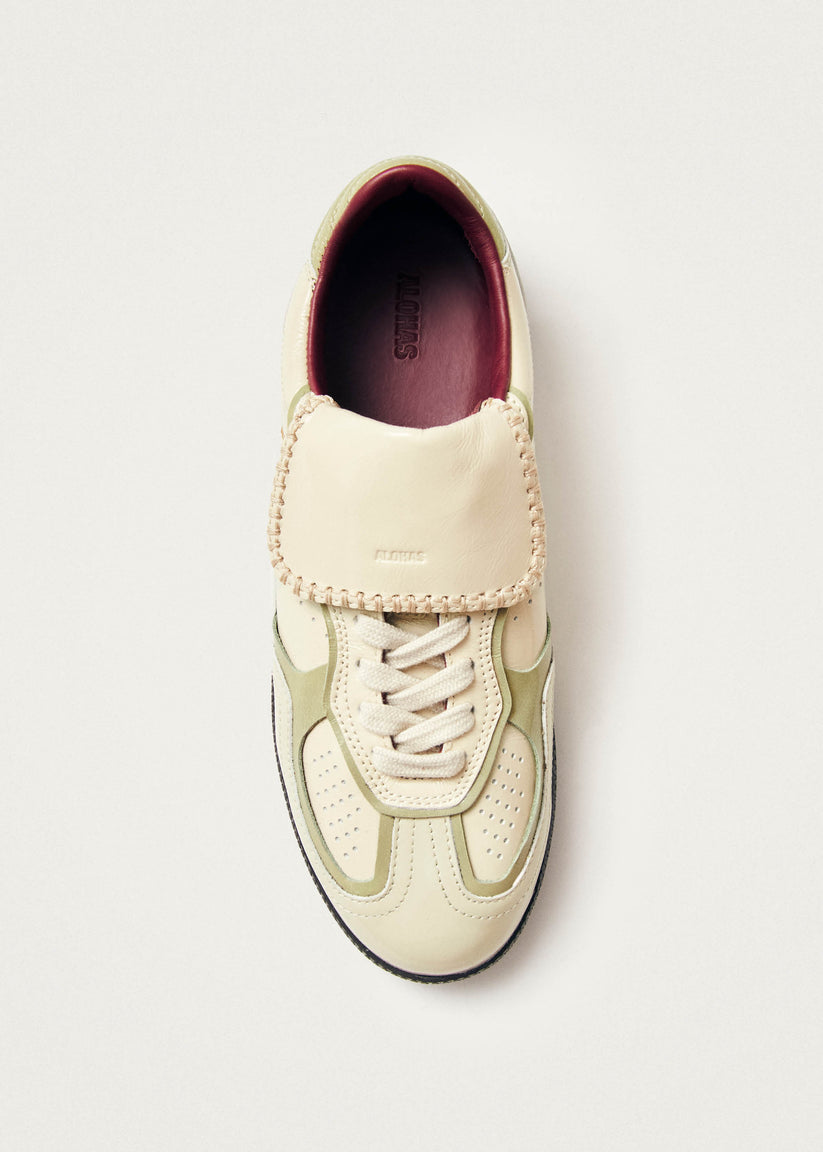 Alohas Tb.490 Club Onix Zapatillas de Cuero Color Crema Limitado a 3 días