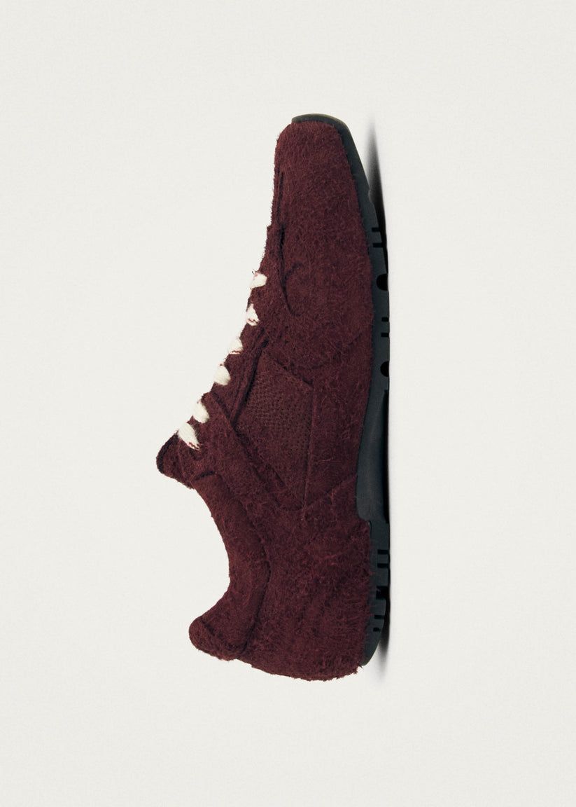 Alohas Tb.56 Suede Fuzzy Zapatillas de Cuero Burdeos Grandes ahorros