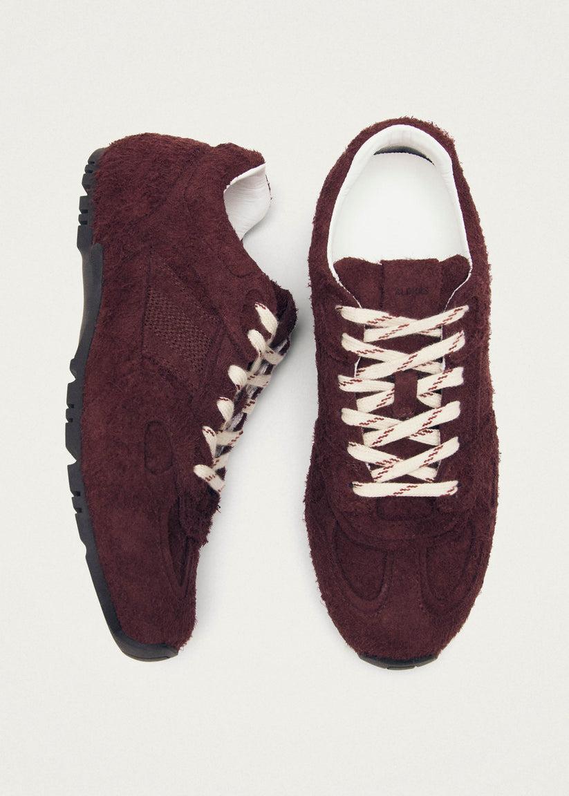 Alohas Tb.56 Suede Fuzzy Zapatillas de Cuero Burdeos Grandes ahorros