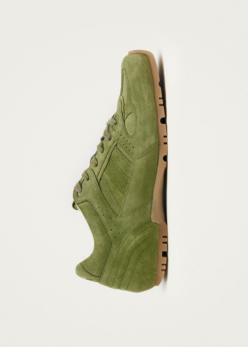 Alohas Tb.56 Suede Zapatillas de Cuero Verde Outlet