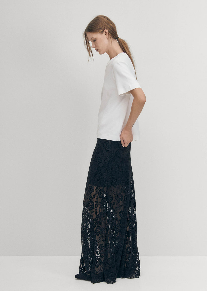 Alohas Bundi Falda Negra de Encaje En oferta