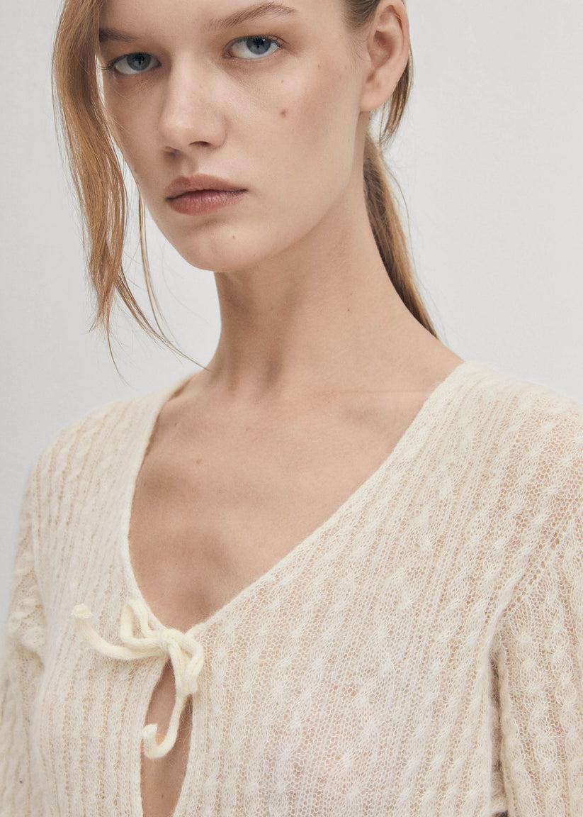 Alohas Triza Vestido Color Crema Gran oferta