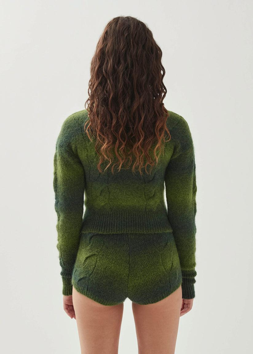 Alohas Aspen Jersey Verde de Punto Promoción trimestral