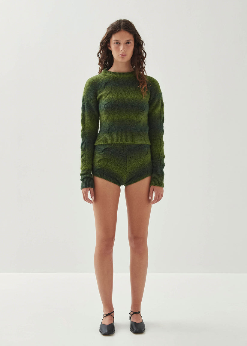 Alohas Aspen Jersey Verde de Punto Promoción trimestral