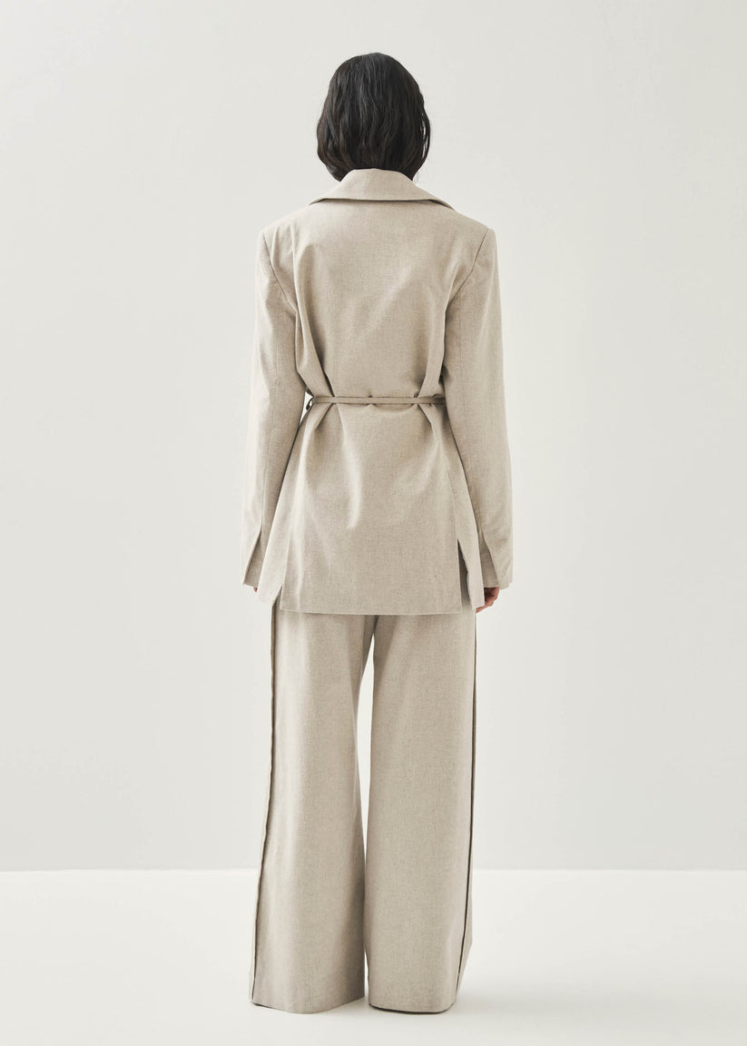 Alohas Very Blazer Color Crema Superdescuento