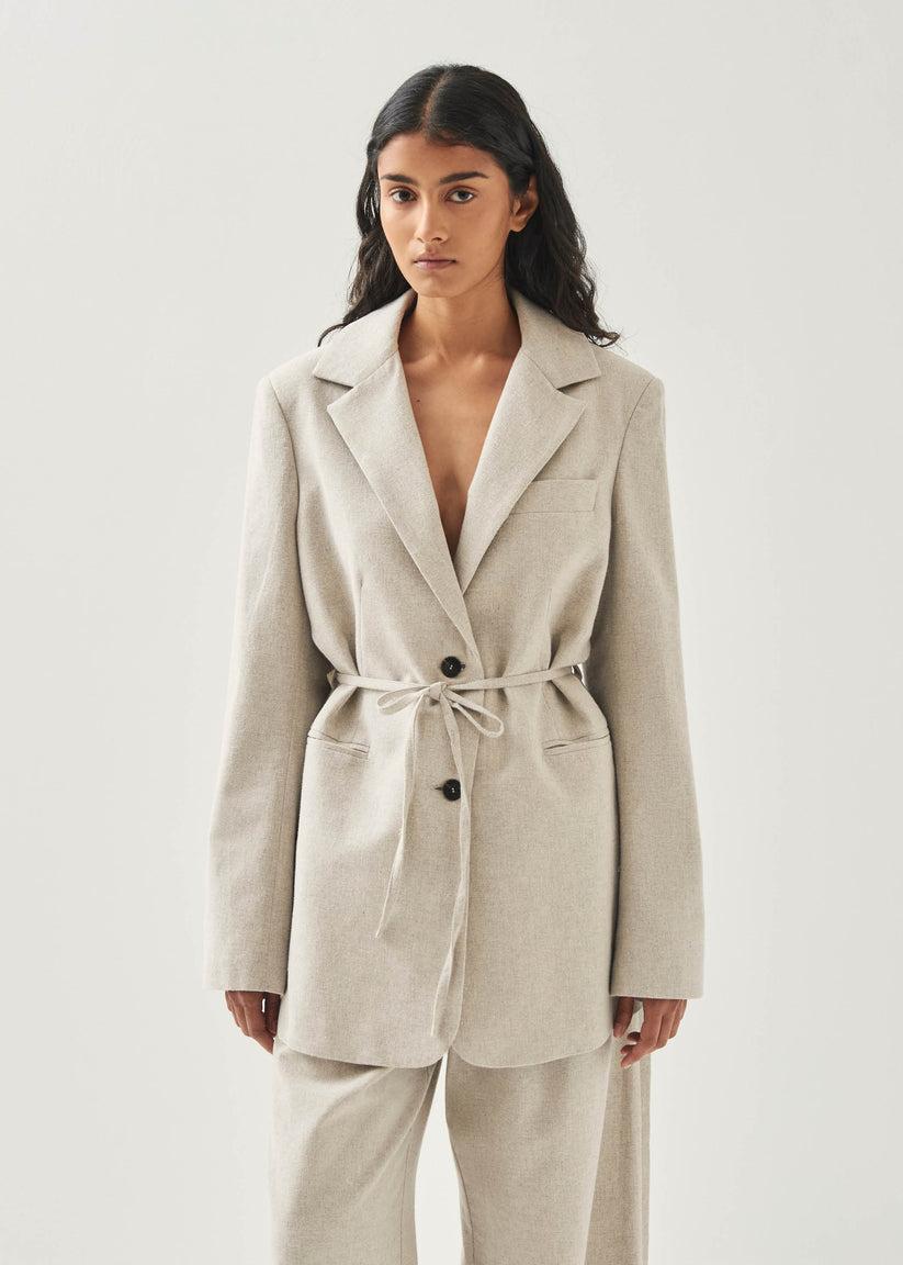Alohas Very Blazer Color Crema Superdescuento