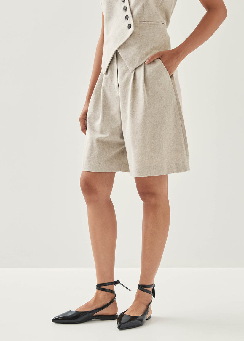 Alohas Niselle Cream Shorts Descuento por venta flash