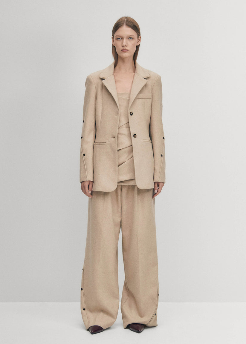 Alohas Beth Blazer Beige Ofertas especiales