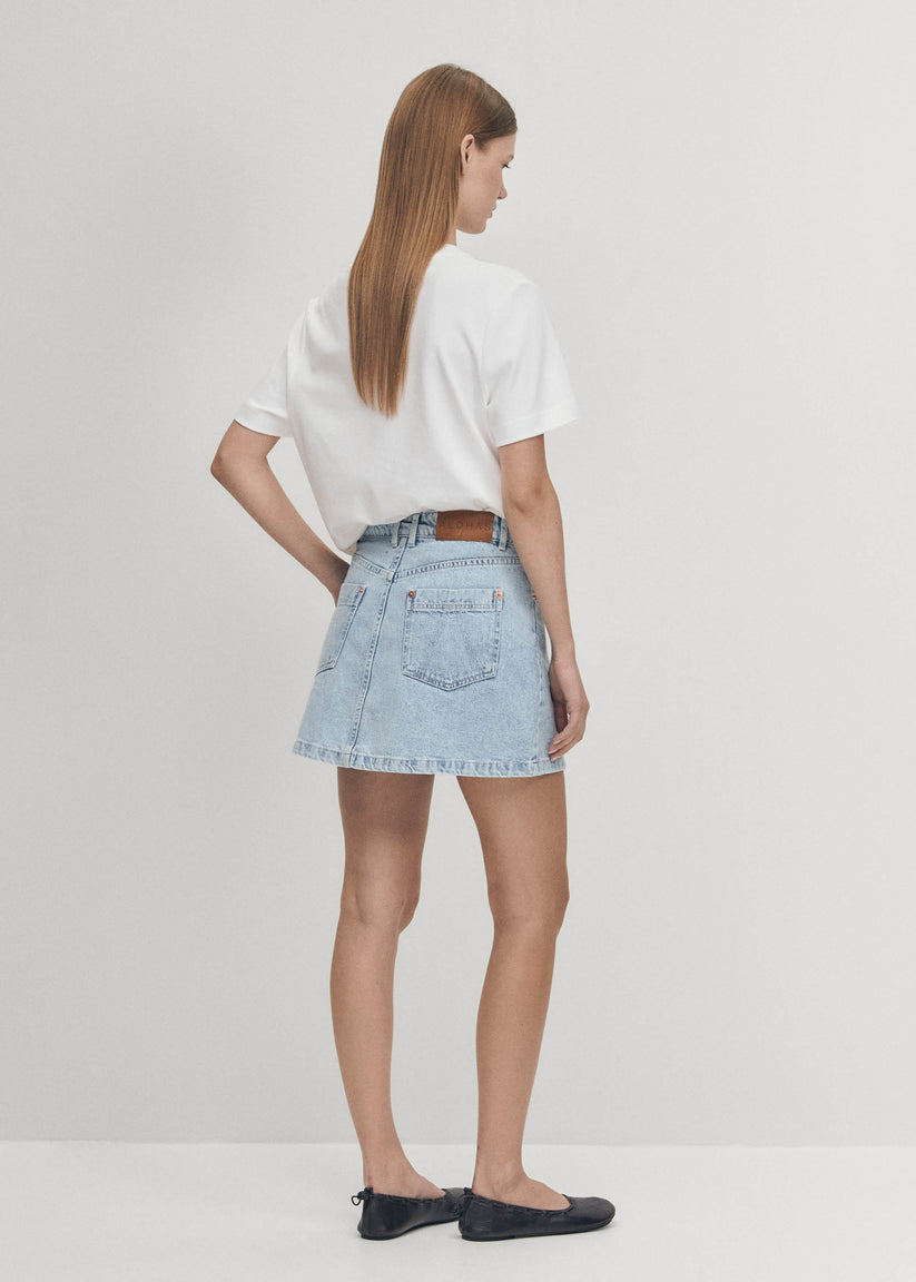 Alohas Boston Falda Vaquera Azul Rebajas de fábrica