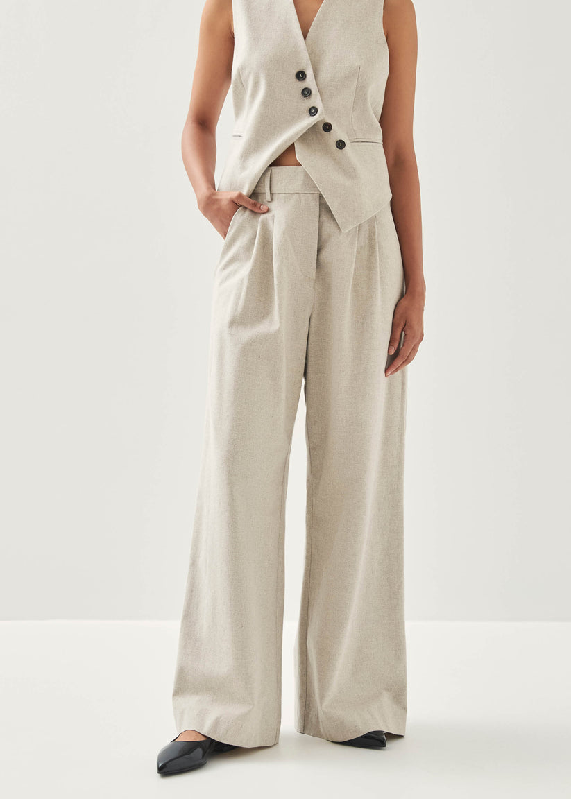 Alohas Meran Pantalones Color Crema Promoción por tiempo limitado