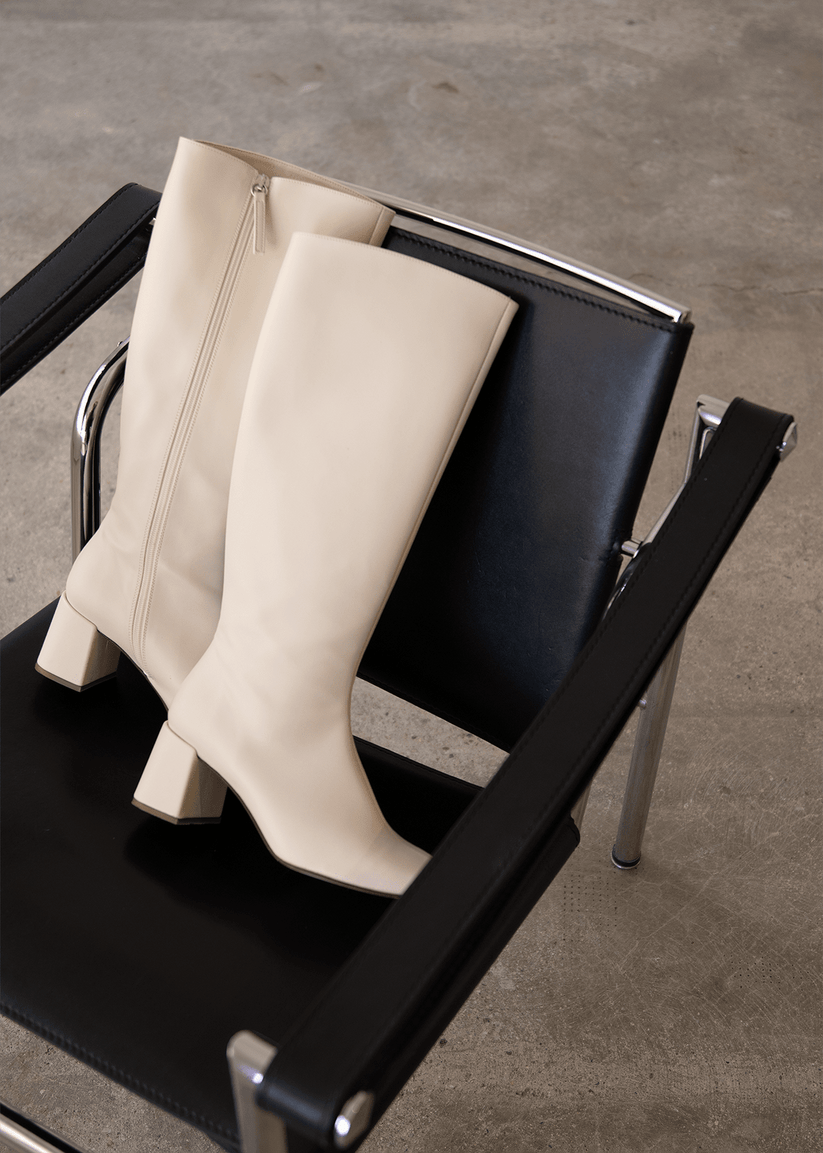 Alohas Chalk Botas Blancas de Piel Vegana Grandes ahorros