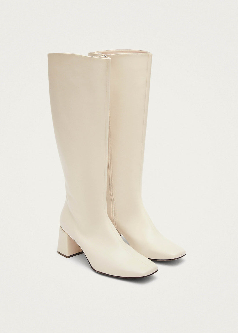 Alohas Chalk Botas Blancas de Piel Vegana Grandes ahorros