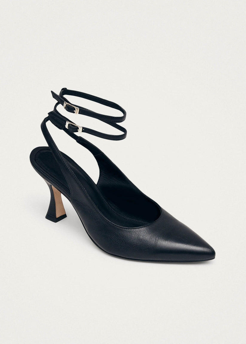Alohas Louise Tacones Negros de Piel En línea