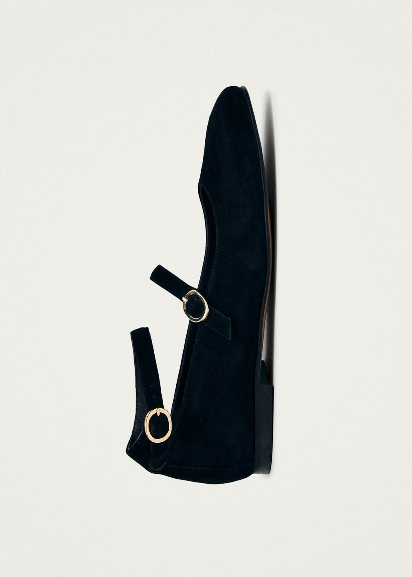 Alohas Evelyn Bailarinas Mary-Jane de Ante Negro Outlet online