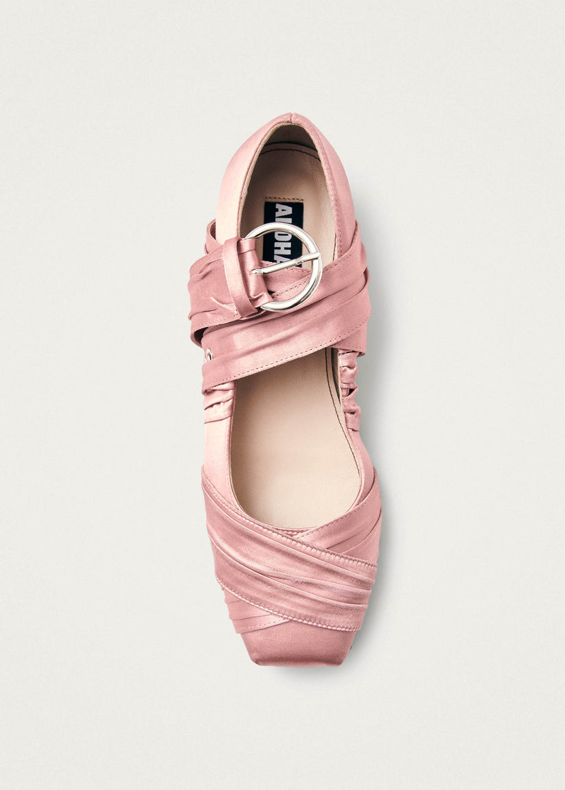 Alohas Volant Silky Bailarinas Color Rosa Envío gratis