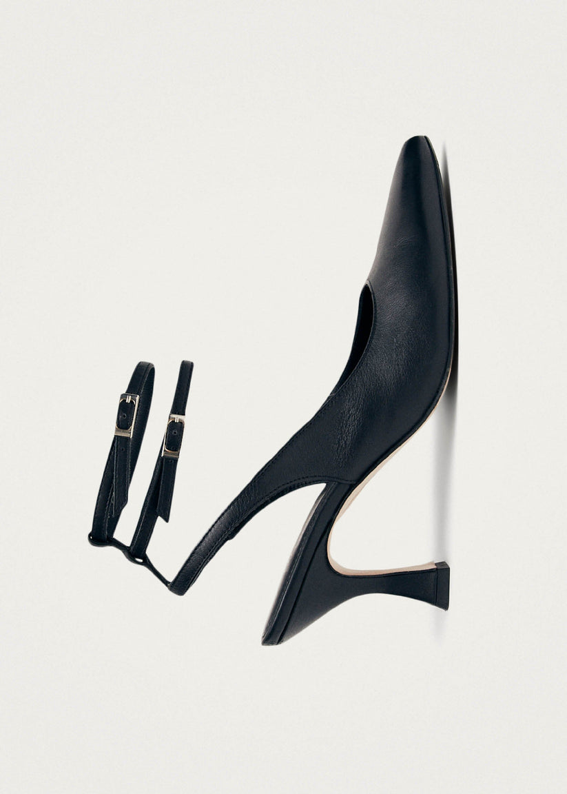 Alohas Louise Tacones Negros de Piel Grandes descuentos