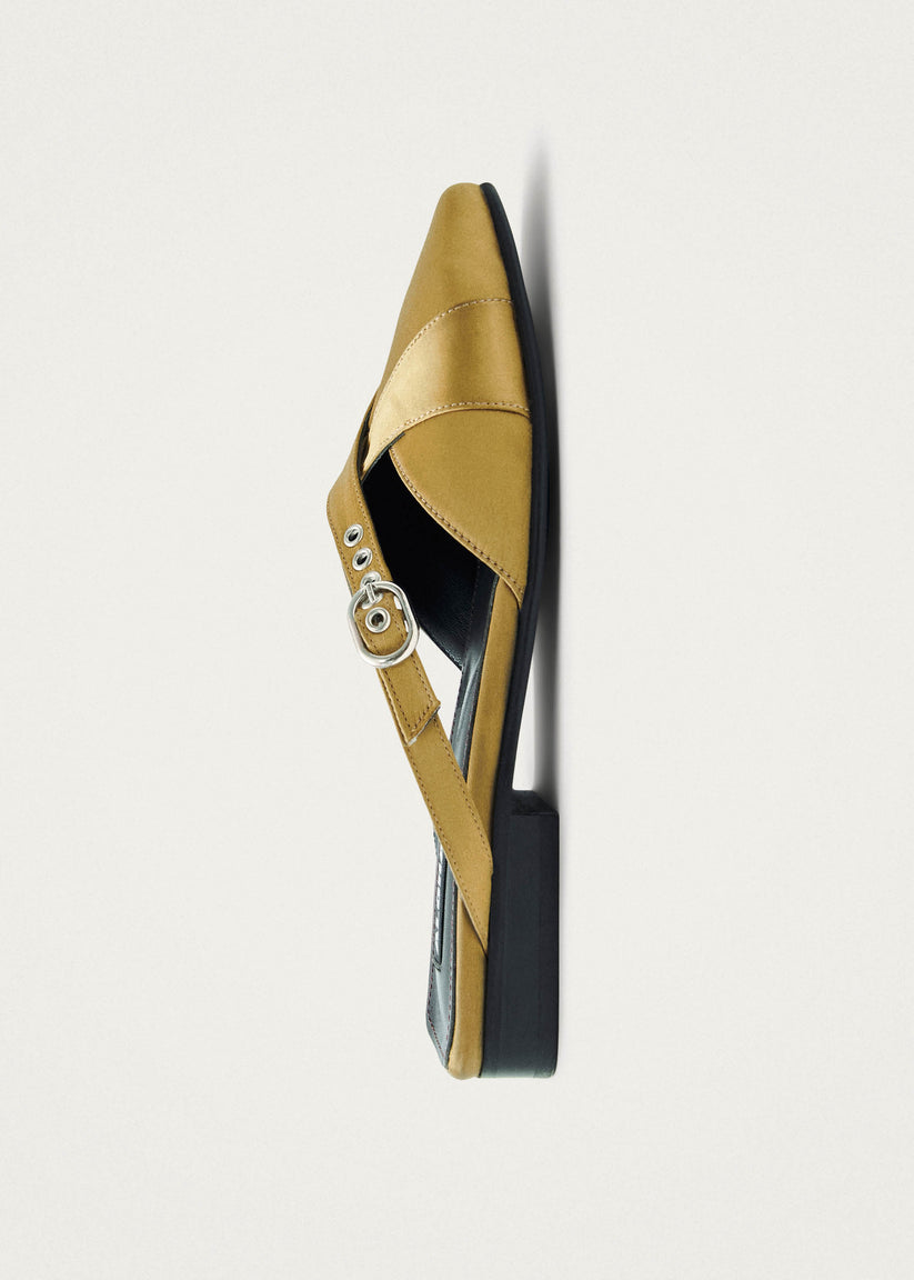 Alohas Adria Silky Mules Dorados En línea