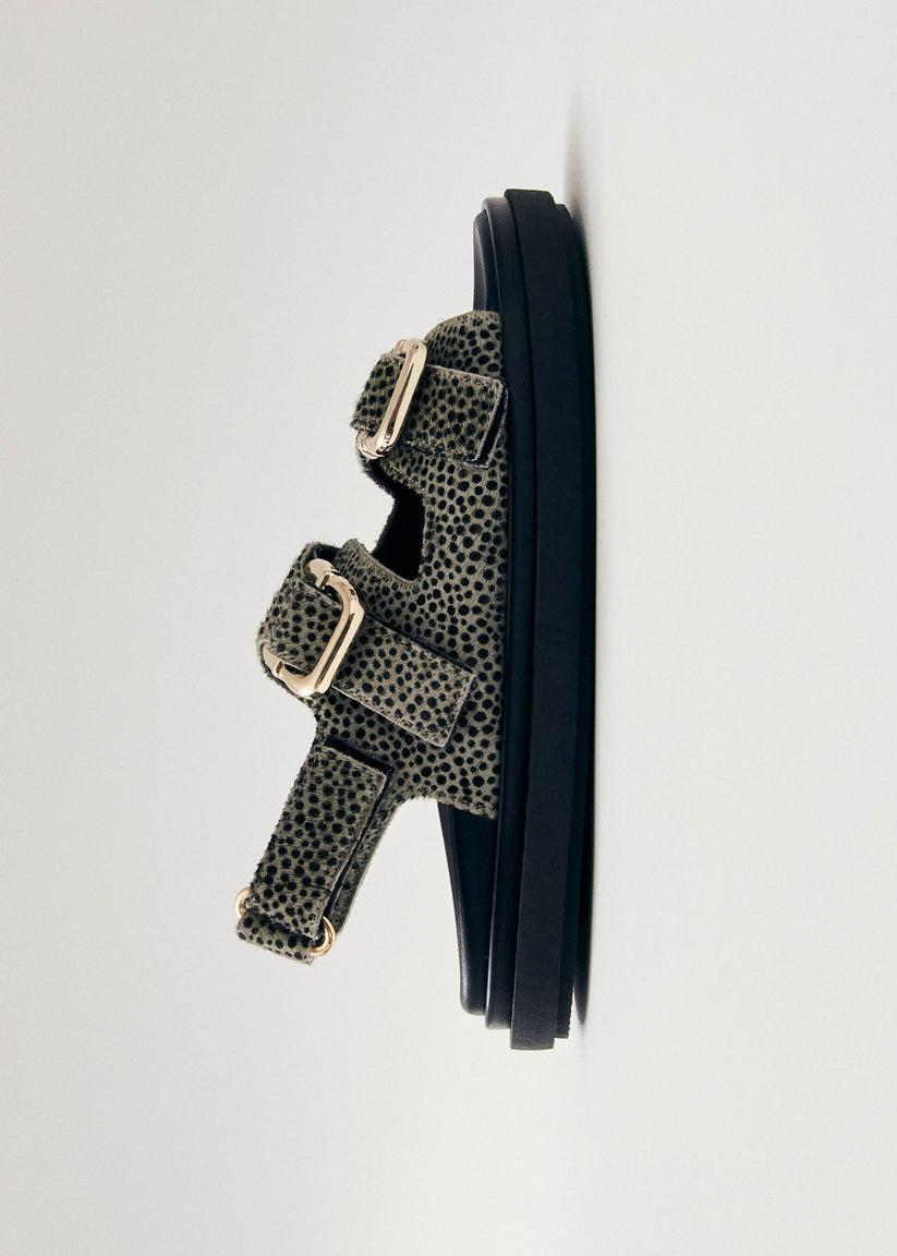 Alohas Harper Soft Grey Leather Sandals Liquidación