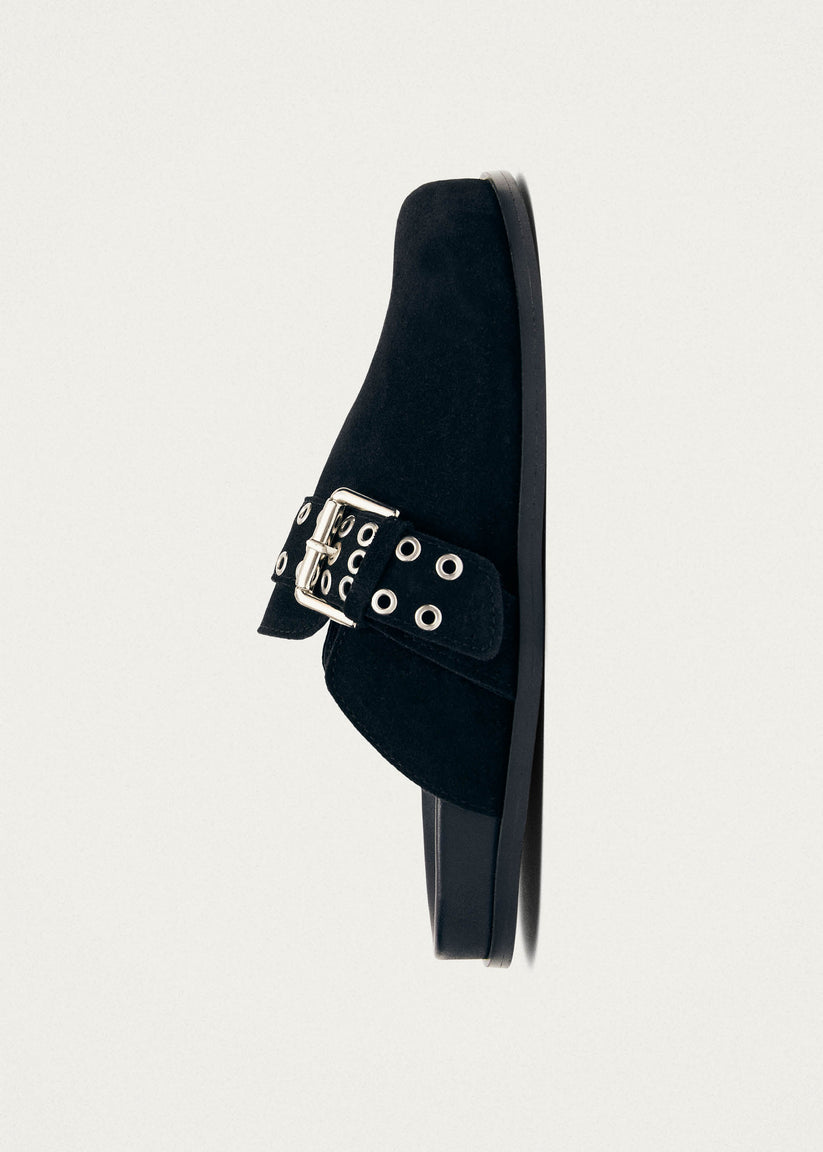 Alohas Halia Black Leather Mules Envío gratis