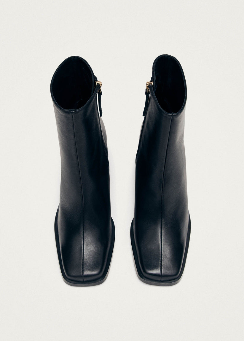 Alohas South Botas de Piel Negra Liquidación