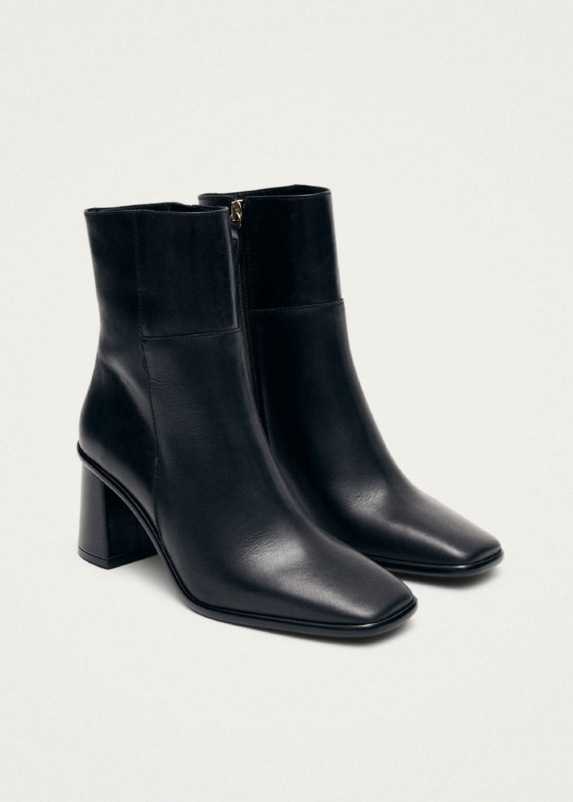 Alohas West Botas de Piel Negras Tienda de fábrica