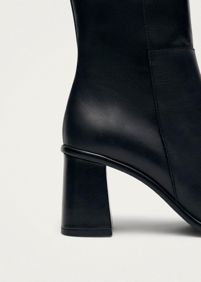Alohas West Botas de Piel Negras Tienda de fábrica