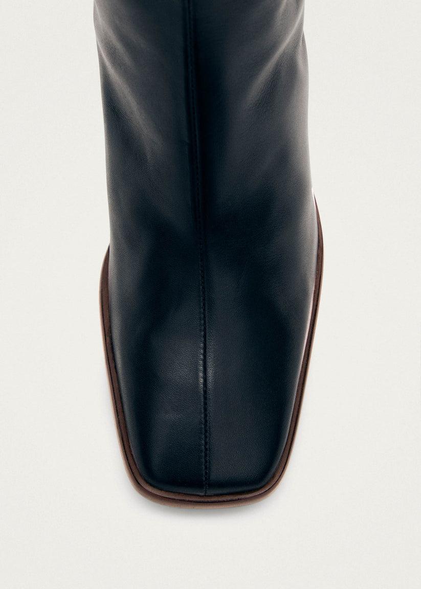 Alohas East Botas Negras de Piel Última moda