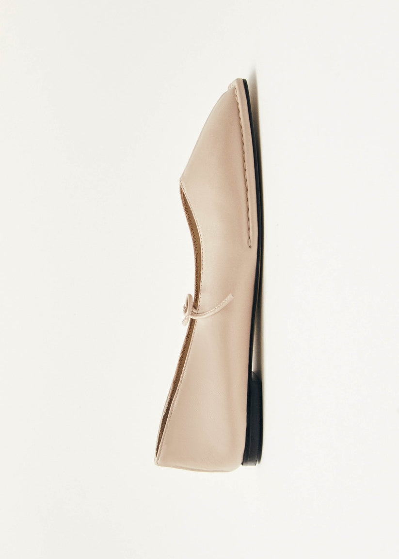 Alohas Sway Bailarinas de Cuero Color Crema Rebajas