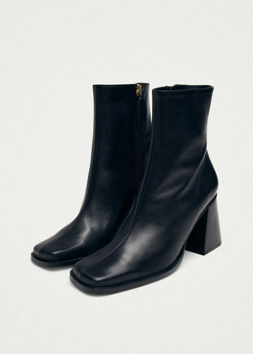 Alohas South Botas de Piel Negra Rebajas baratas