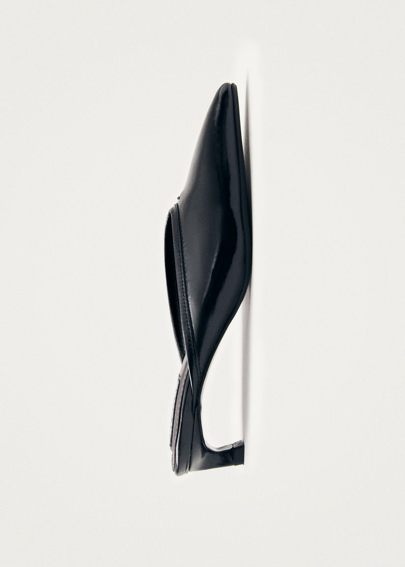 Alohas Tessa Onix Negro Cuero Mules En oferta