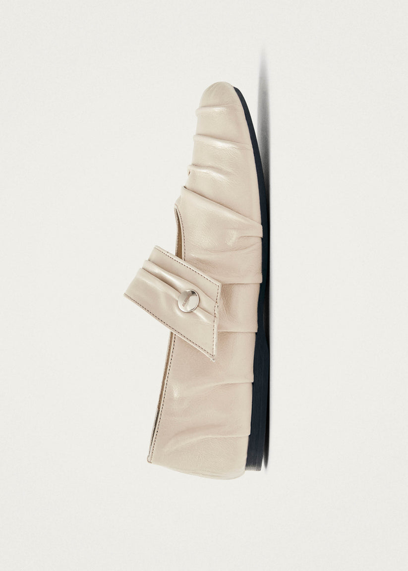 Alohas Shay Bailarinas de Cuero Color Crema Oferta exclusiva