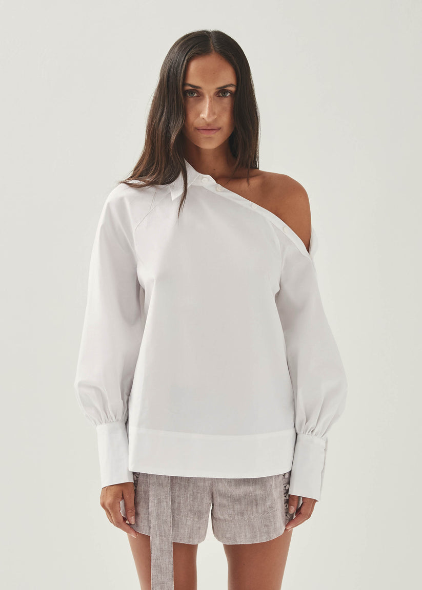 Alohas Aiko Camisa Blanca Descuento por venta flash