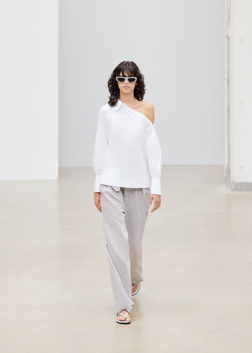 Alohas Aiko Camisa Blanca Descuento por venta flash