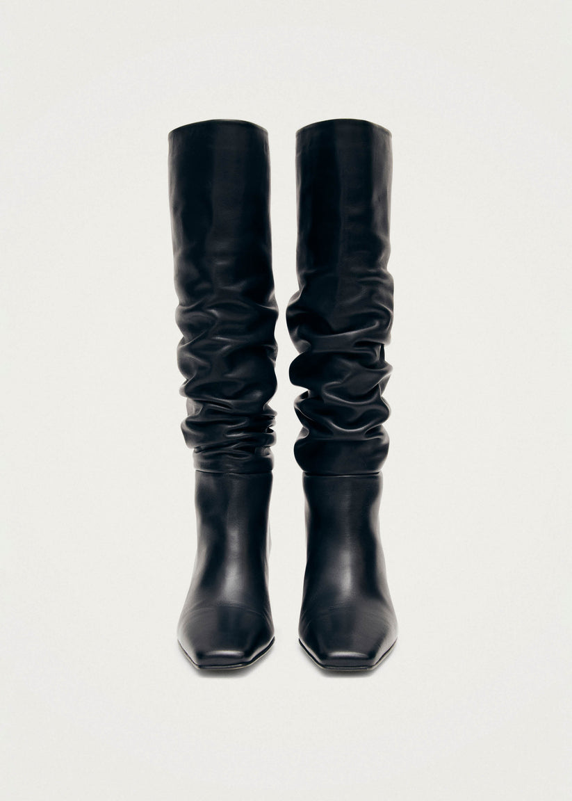 Alohas Kalila Botas de Cuero Negro ÚLTIMAS EDICIONES