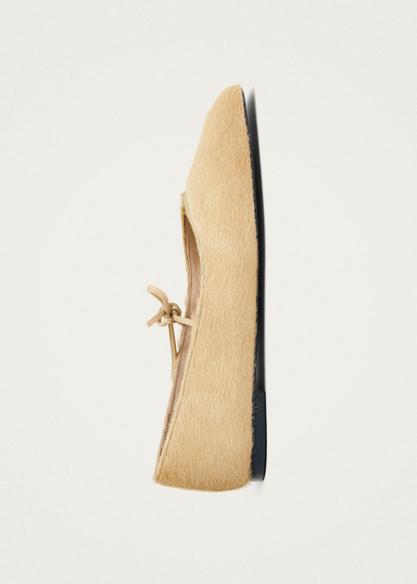 Alohas Sway Soft Bailarinas de Cuero Beige Promoción por tiempo limitado