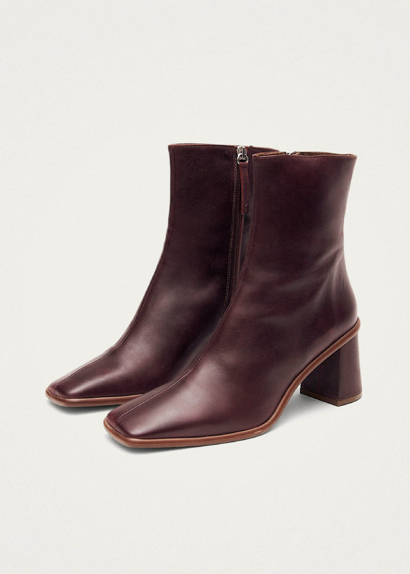 Alohas West Cape Botas Rojas de Piel Oferta especial de fábrica