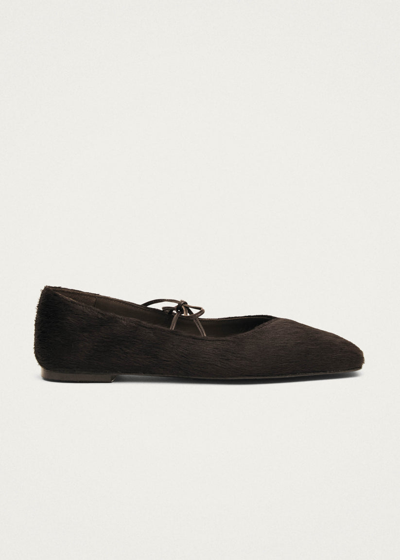 Alohas Sway Soft Bailarinas de Cuero Marrón Superdescuento