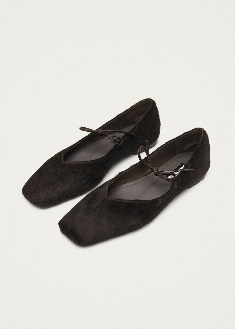 Alohas Sway Soft Bailarinas de Cuero Marrón Superdescuento