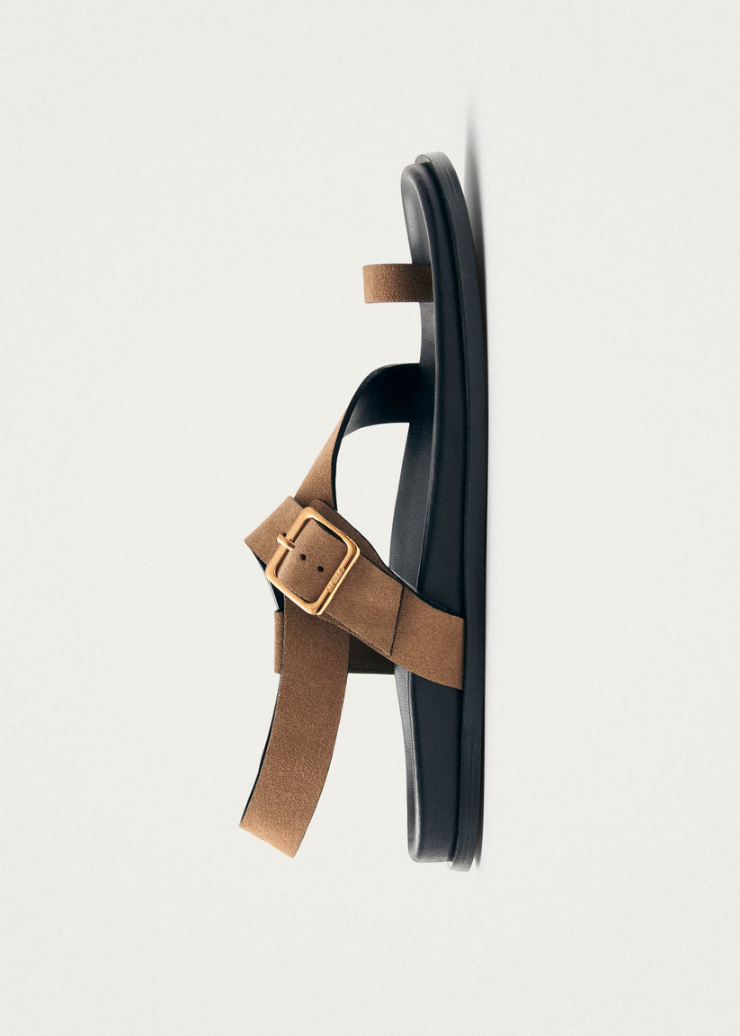 Alohas Siren Sandalias de Cuero Ante Color Tan Mejor oferta