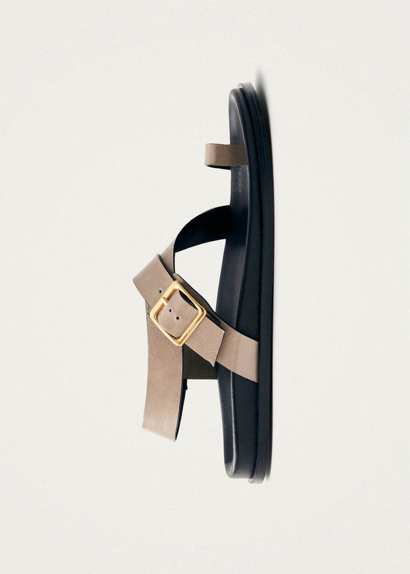 Alohas Siren Sandalias de Cuero Beige con Piedra Ónix Rebajas online