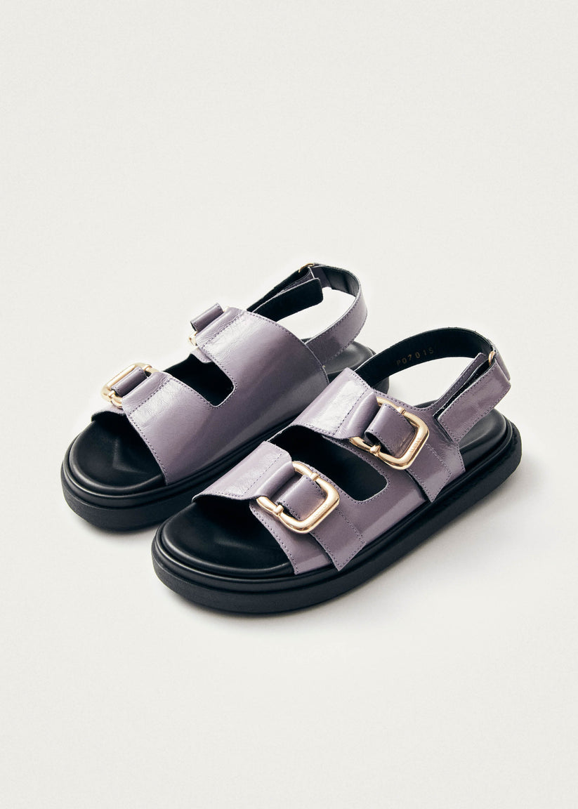 Alohas Harper Onix Sandalias de Cuero Malva COMPRAR AHORA