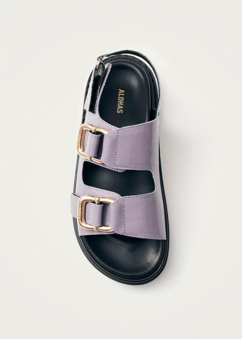 Alohas Harper Onix Sandalias de Cuero Malva COMPRAR AHORA