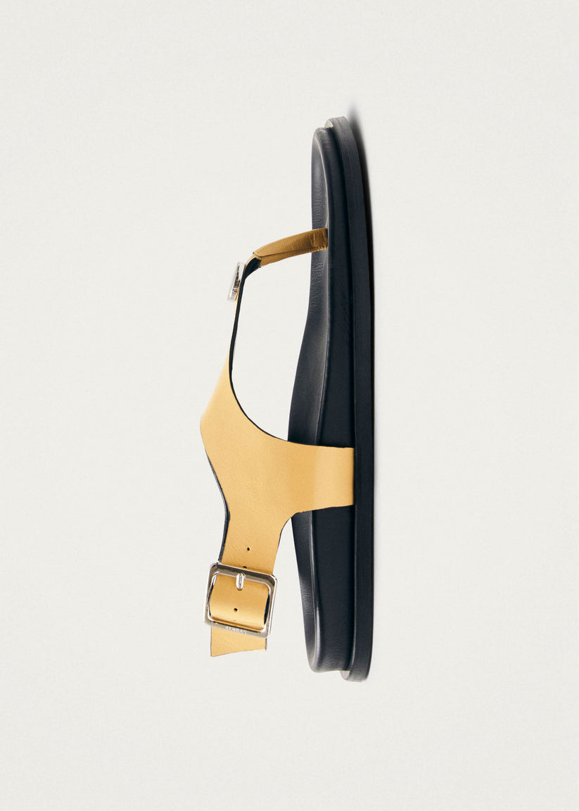 Alohas Harbor Onix Sandalias de Cuero Color Vainilla Ofertas de temporada