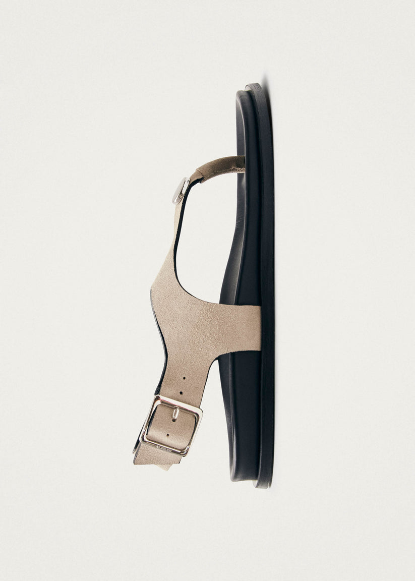 Alohas Harbor Sandalias de Ante Color Crema Grandes ahorros
